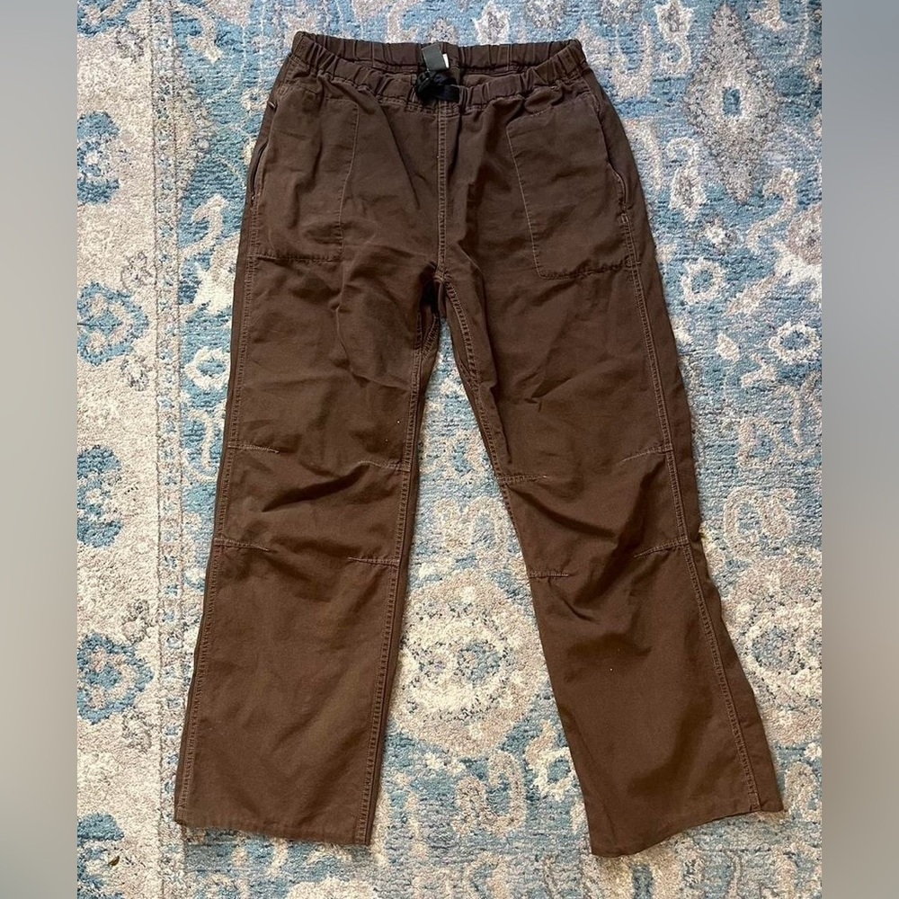 Vtg Men’s Unisex Medium GRAMICCI Web Belted Gusset Crotch Canvas Climbing Pants